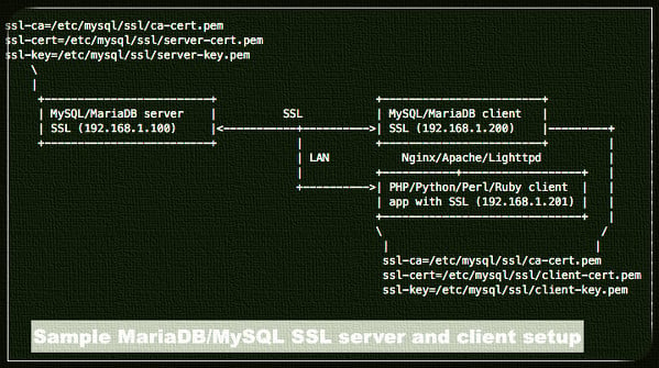 Настройка SSL/TLS соединения MariaDB / MYSQL